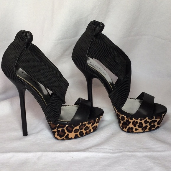bebe platform heels